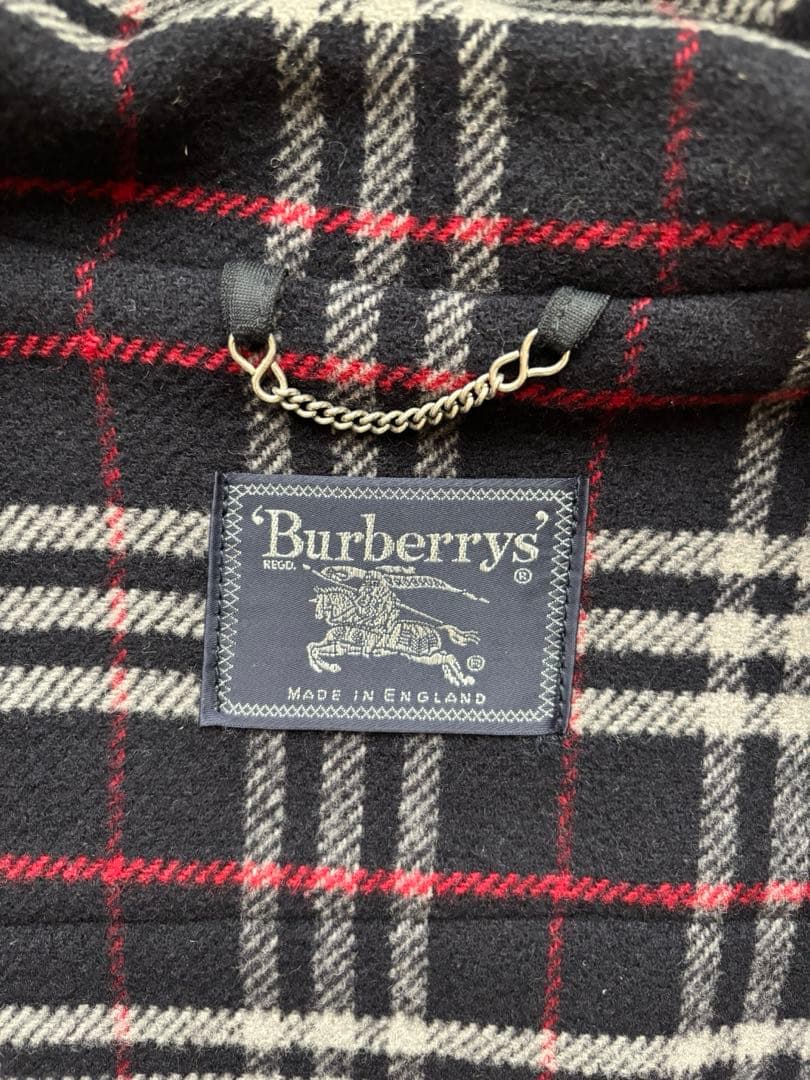 Burberrys バーバリー ダッフルコート ノバチェック ネイビー XＬ