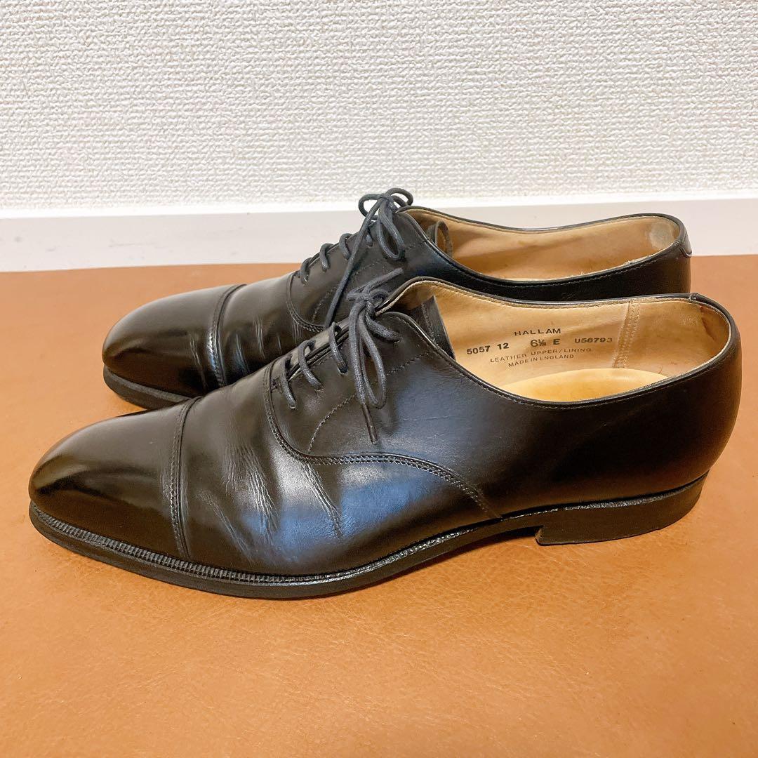 クロケット＆ジョーンズ HALLAM 6.5E ストレートチップ 黒