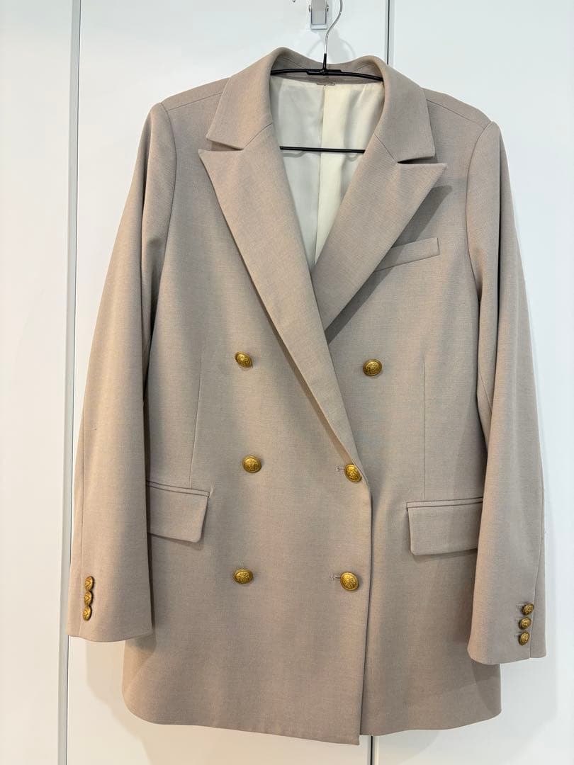 Mila Owen 金釦ダブルブレザーオーバージャケット　0 金ボタン
