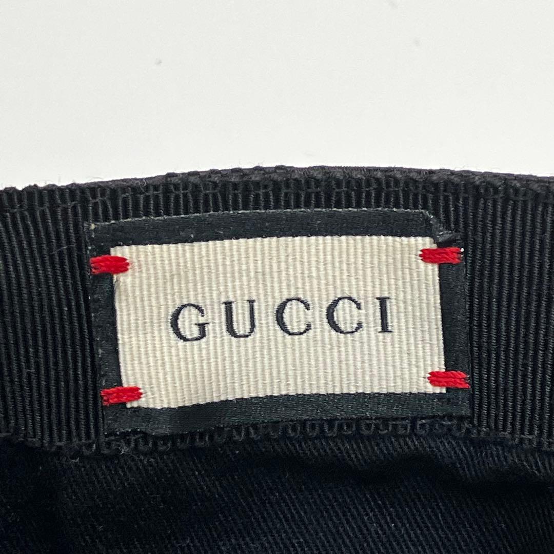 【ほぼ未使用】グッチ GGキャンパス シェリーライン キャップ 帽子 L 59