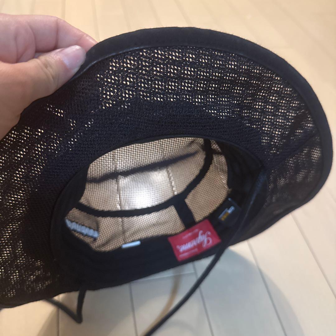Supreme メッシュ バケットハット ブラック