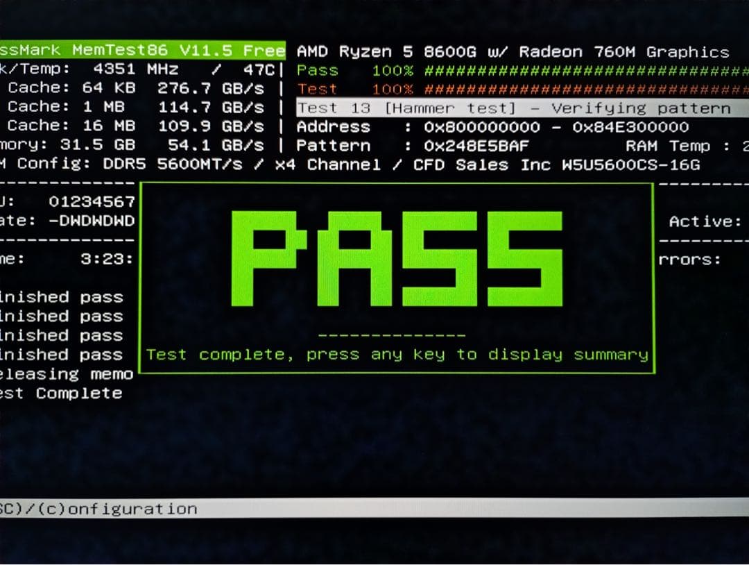 CFD　W5U5600CS-16G　DDR5 32GB(16GBx2枚)