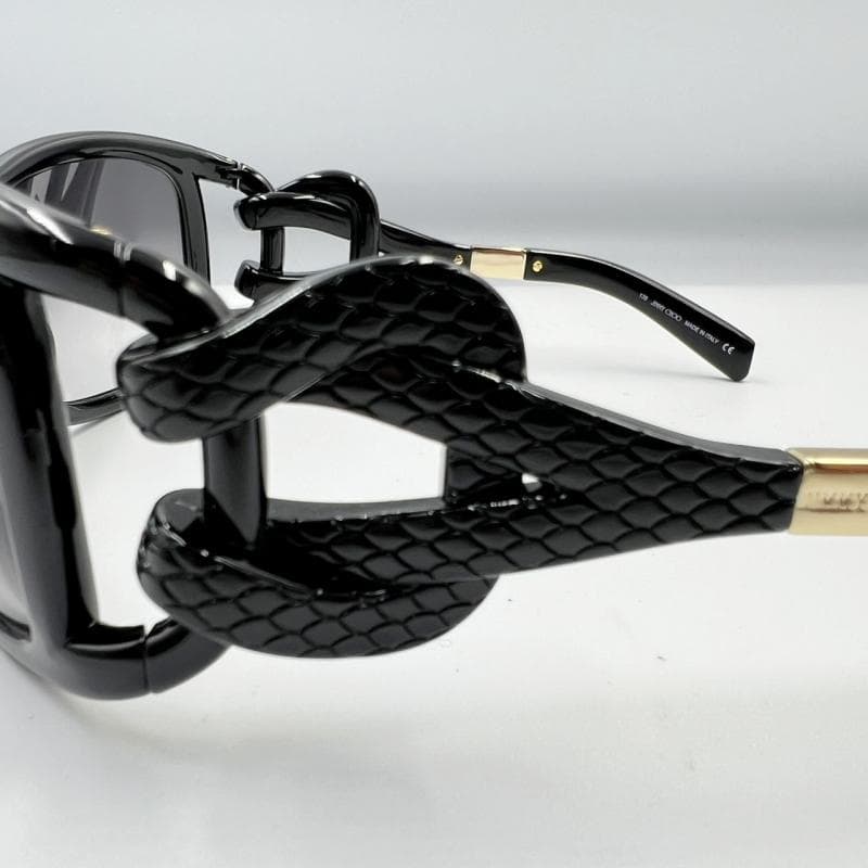 JIMMY CHOO スネークサングラス hyde 着用 ブラック