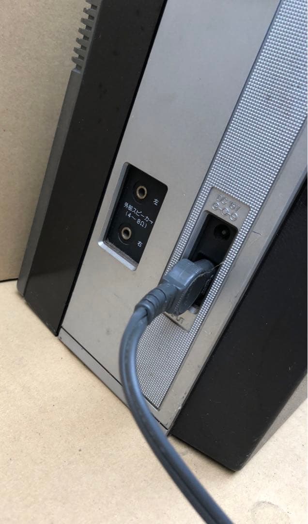 SHARP ザ・サーチャーW GF-808 ラジカセ　 年代物(I1)