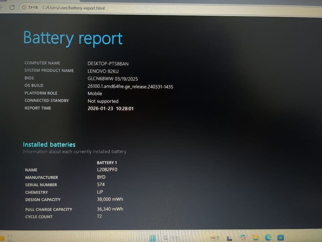 ideapad 3 15ALC6 Ryzen 3 メモリ8GB 256GBSSD