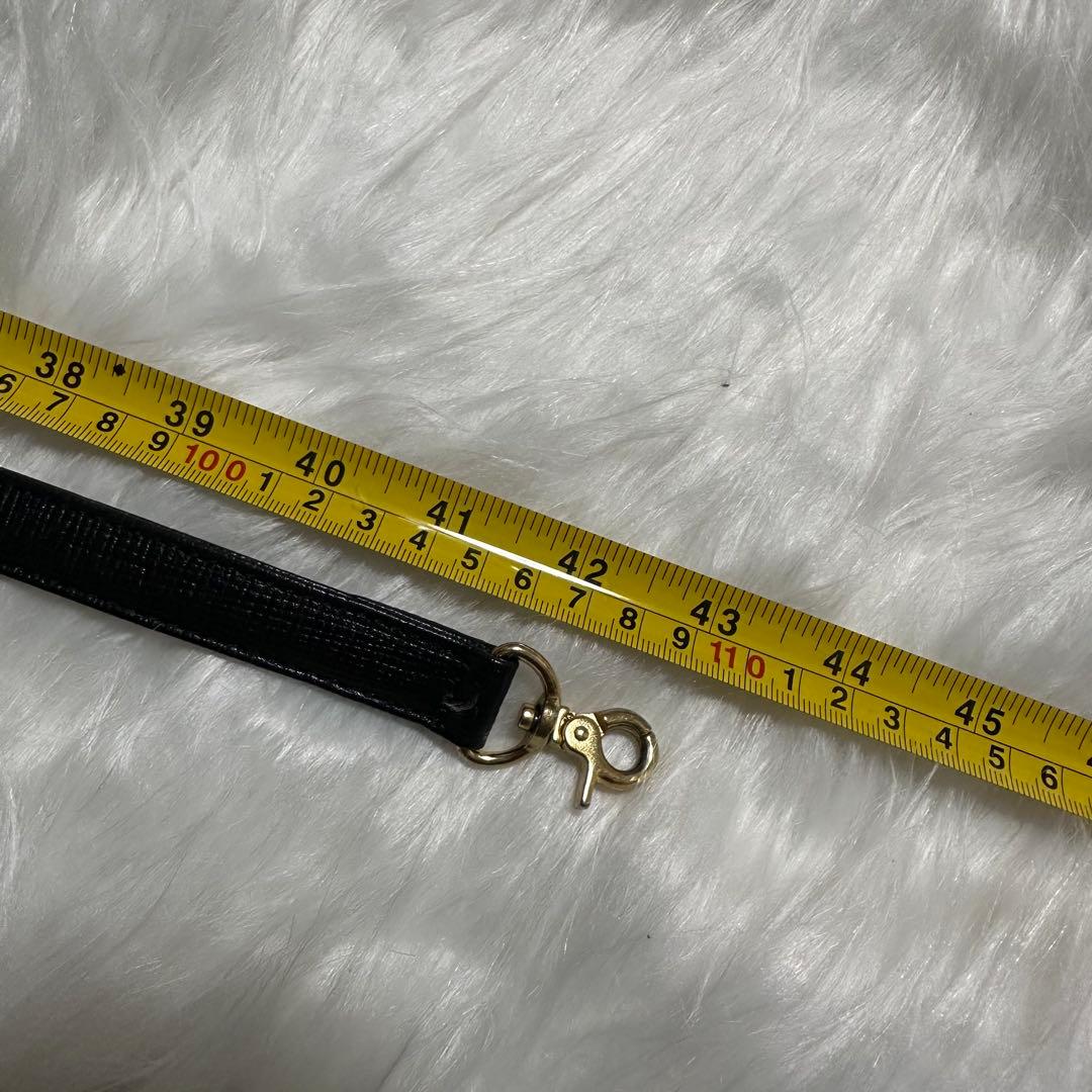 courregesクレージュ2wayハンドバッグショルダーバッグ黒金ロゴ レザー