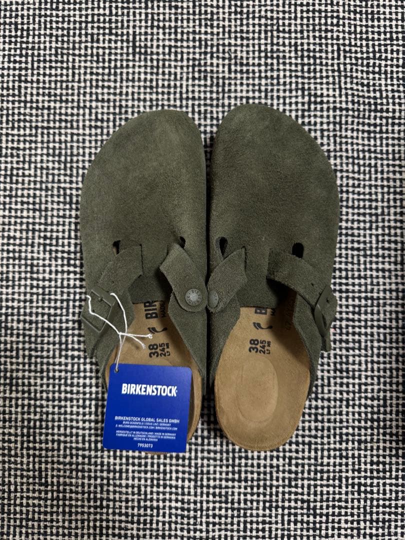 BIRKENSTOCK BOSTON モダンスエードタイム ナロー(幅狭)