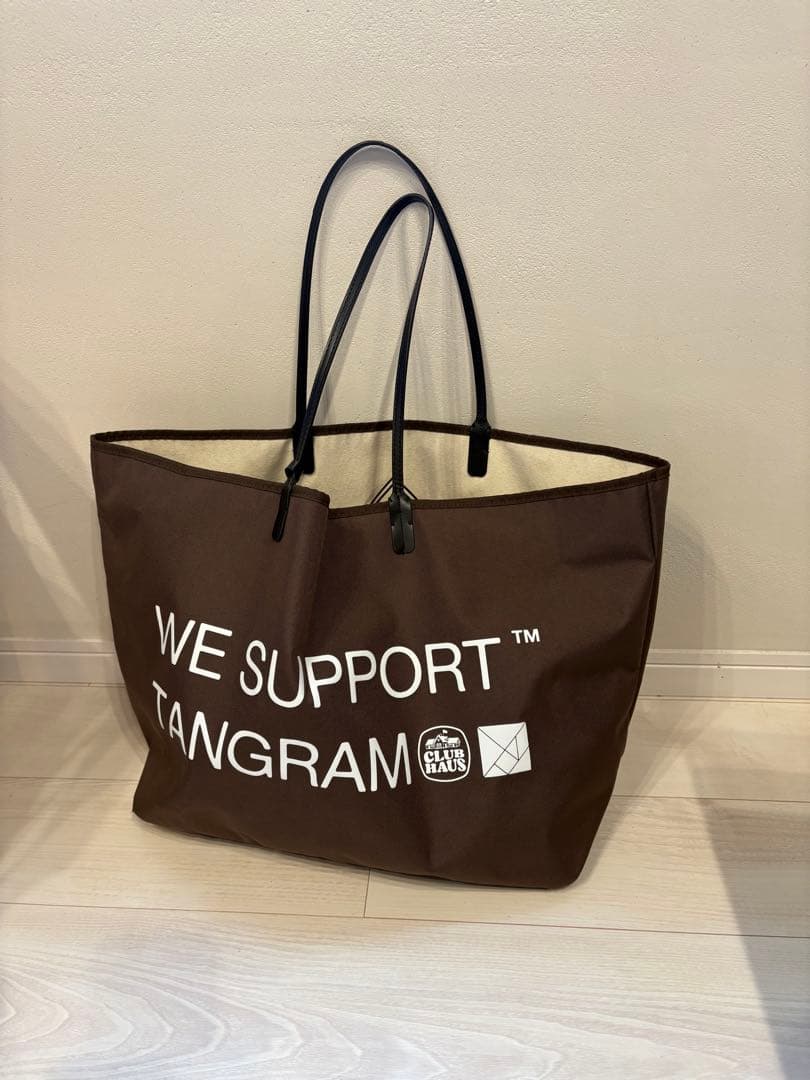 WE SUPPORT TANGRAM トートバッグ