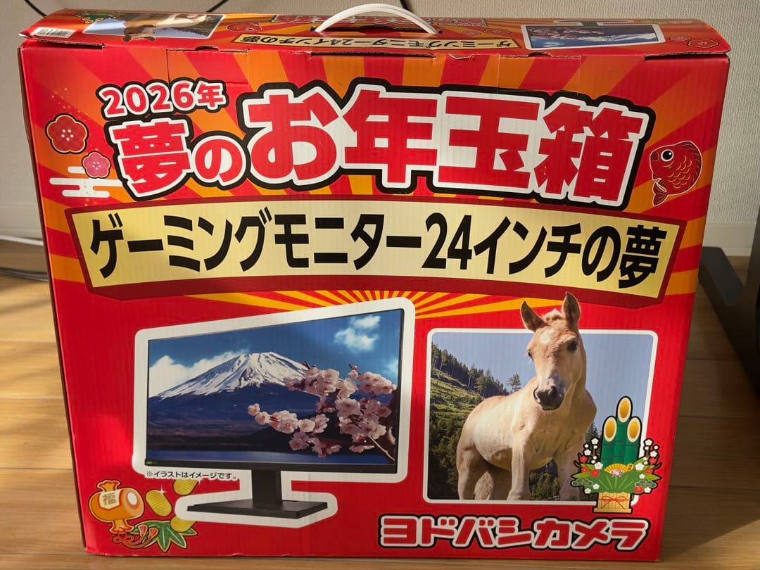 ヨドバシカメラ 福袋 ゲーミングモニター24インチの夢