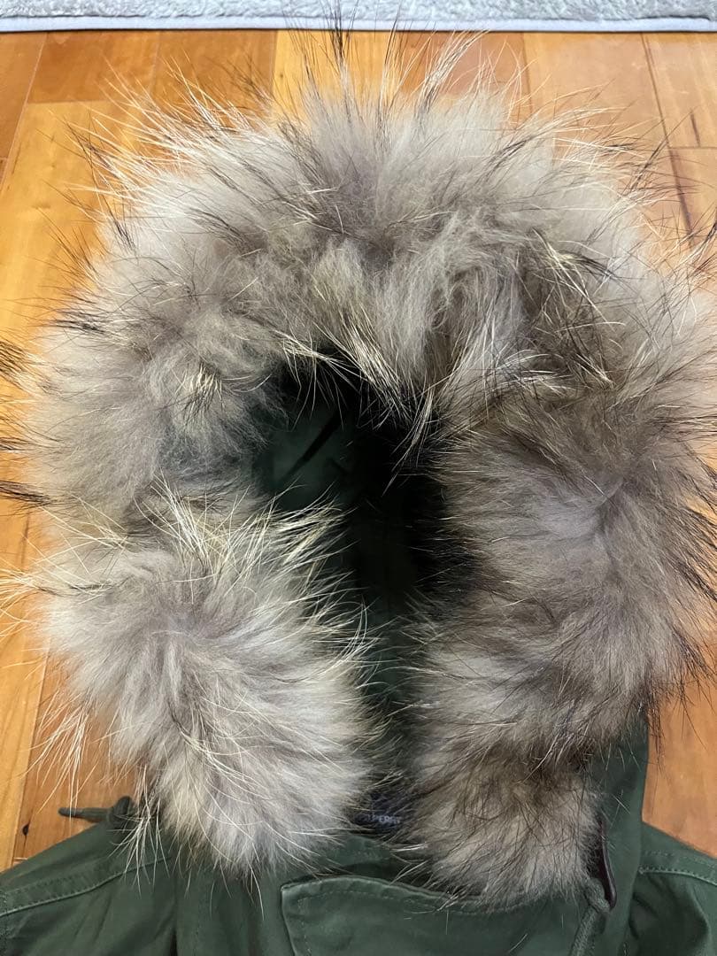 FRED PERRY フレッドペリーライナー付き モッズコート フード ファーM