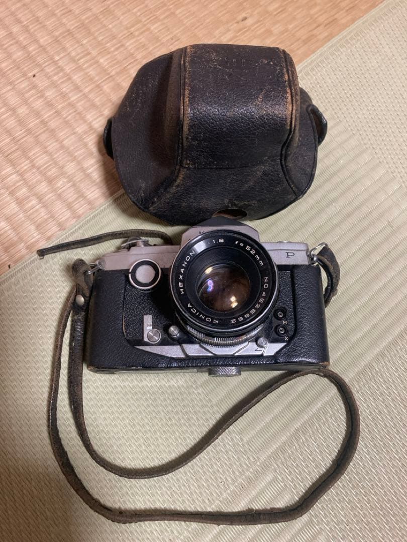 フィルムカメラ レザーケース付き