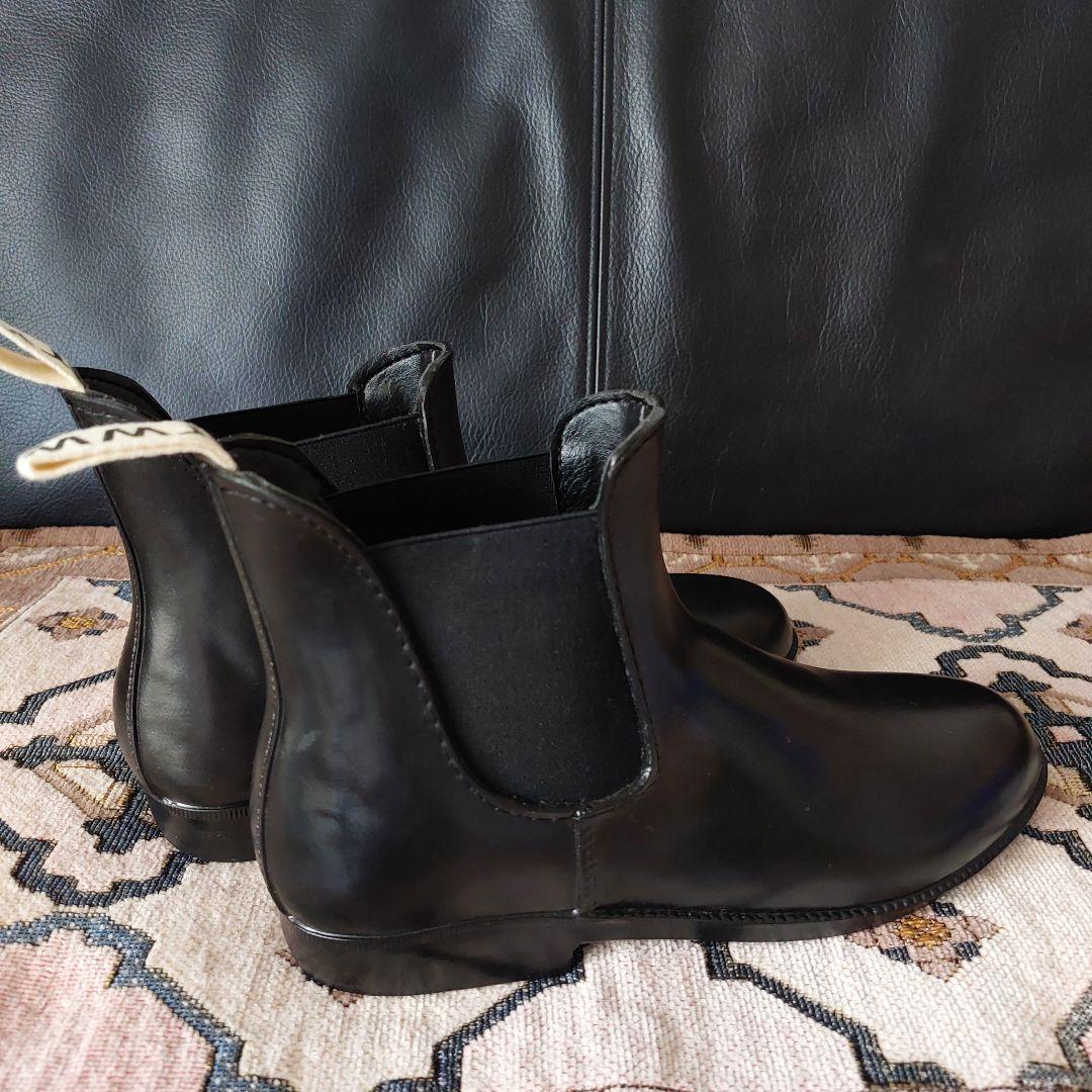 トラディショナルウェザーウェア　 レインブーツ　長靴　黒　23.5