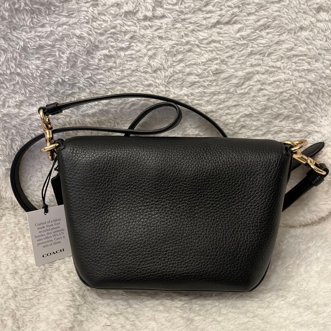 【正規品】COACH ショルダーバッグ ターンロック レザー