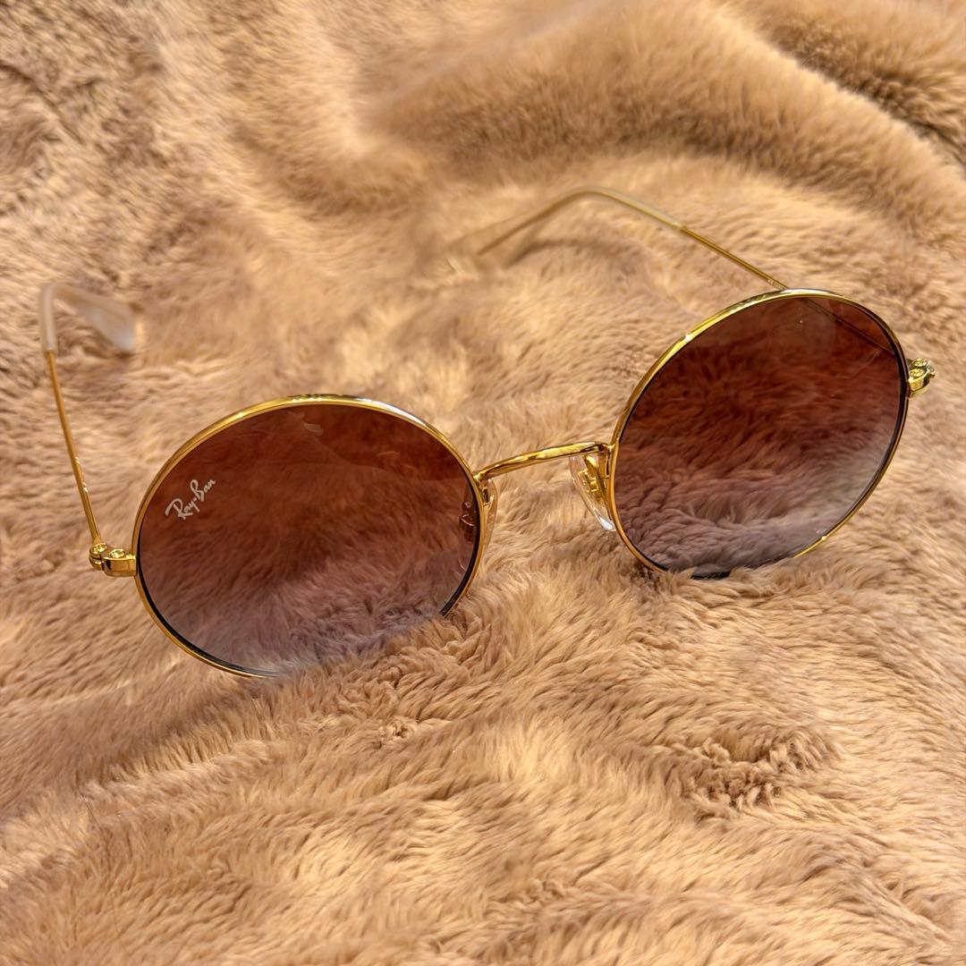 【美品】Ray-Ban RB3592 ラウンドサングラス 希少品