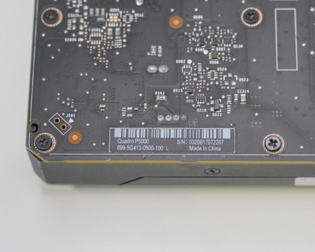 【動作確認済】NVIDIA Quadro P5000