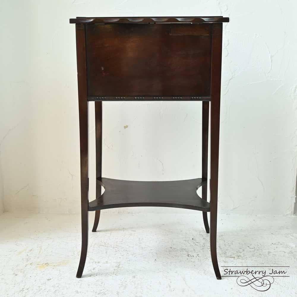 o*i様 L3612-19 英国アンティーク ソーイングボックス サイドキャビネ