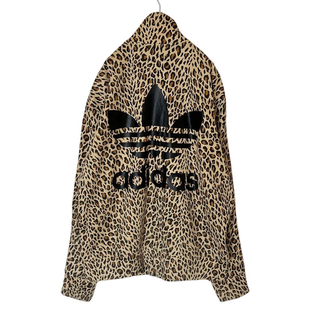 【初期/美品】アディダス× ジェレミー・スコット L トラックジャケット 豹柄
