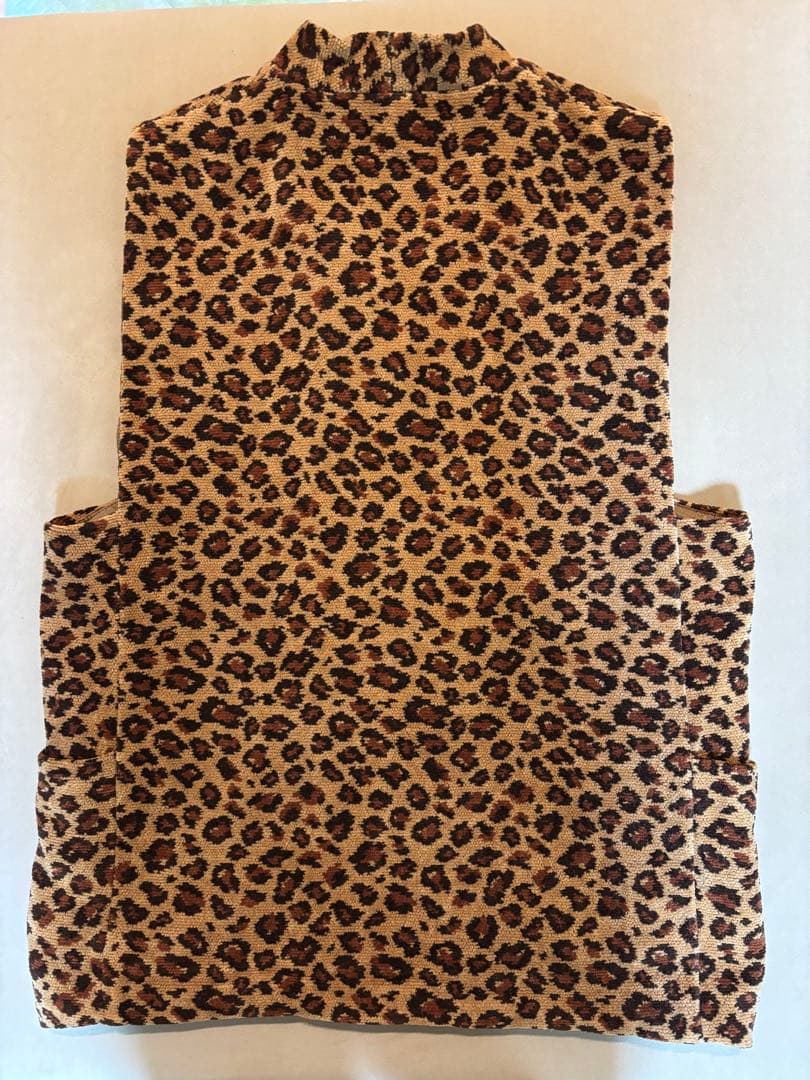 激レア品‼️FEILERフェイラー ヒョウ柄 レオパード ベスト ジップアップ