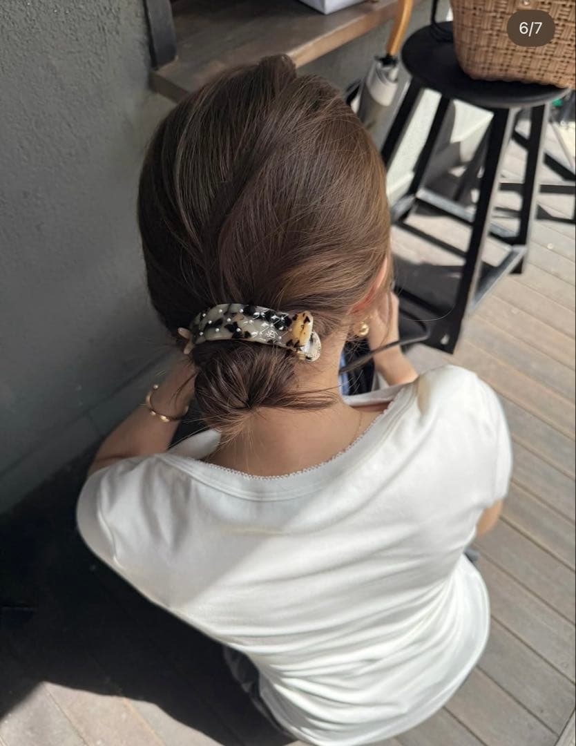 loem quilt marble ヘアクリップ