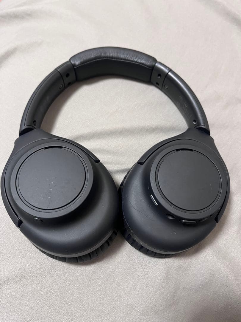 オーディオテクニカ　ワイヤレスヘッドホン ブラック ノイズキャンセリング