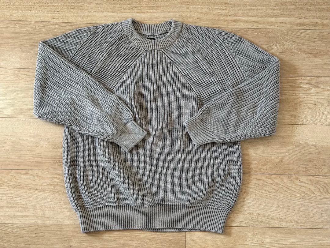 BATONER シグネチャー クルーネックニット サイズ2 グレー