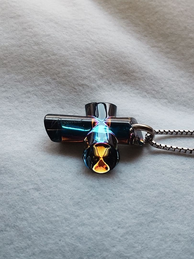 バカラ エデン スカラベブルー 限定廃盤品 Baccaratクロスチョーカー