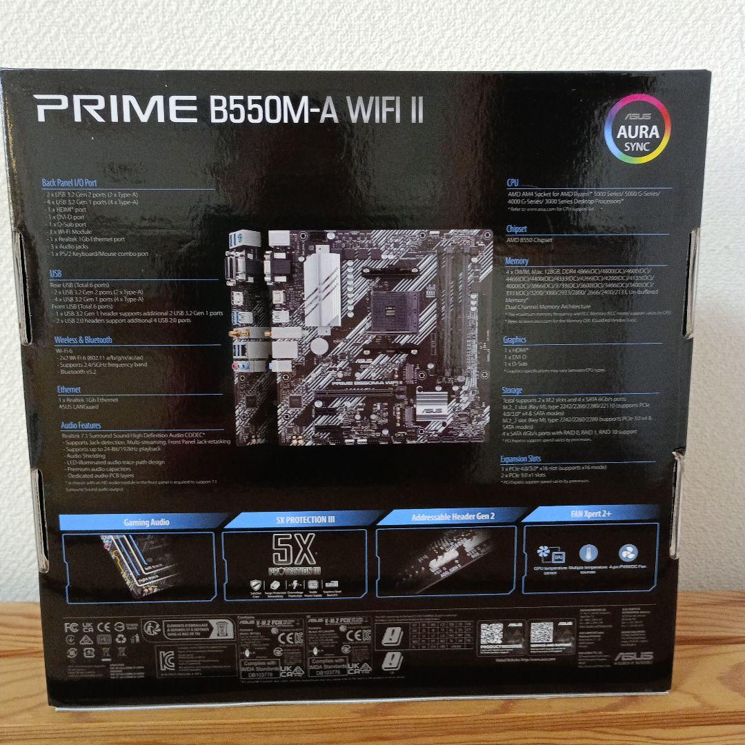 新品未使用 ASUS PRIME B550M-A WIFI II
