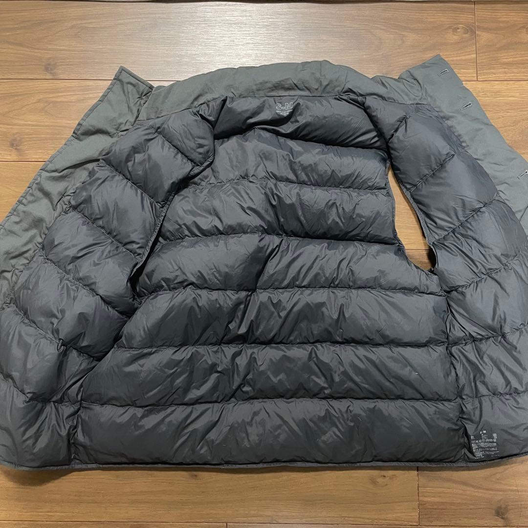 MUJI Labo 高密度織り撥水ダウンベスト S~M グレー