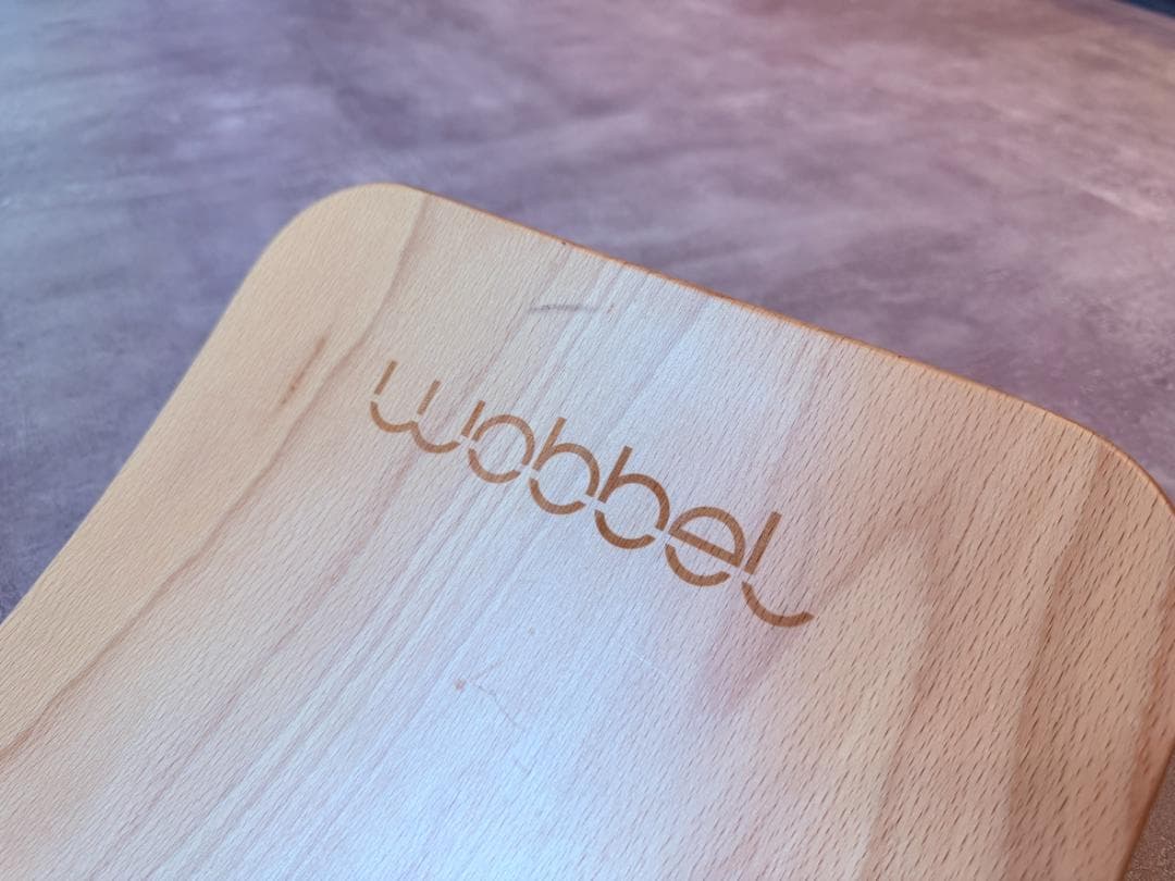 【美品】Wobbel バランスボード 木製フェルトなしタイプ