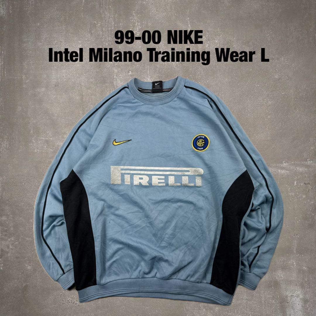 99-00 NIKE インテルミラノ サッカー ドリルトップ トレーニングウェア