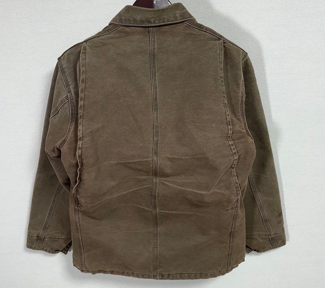 USA製 90s Carhartt チョアコート フェードブラウン バイカー