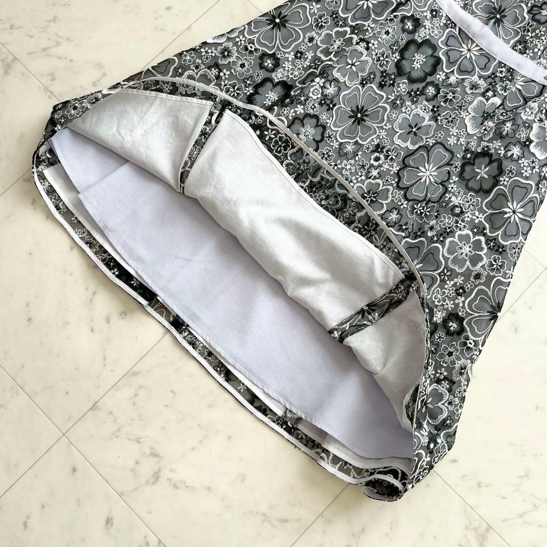 タグ付 TOCCA 洗える PRIMULA プリムラ ドレス フラワー刺繍