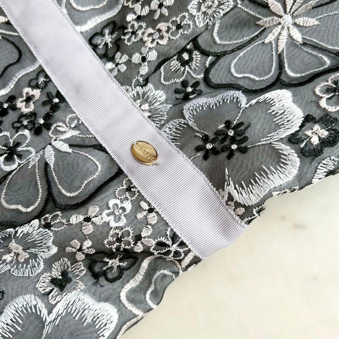 タグ付 TOCCA 洗える PRIMULA プリムラ ドレス フラワー刺繍