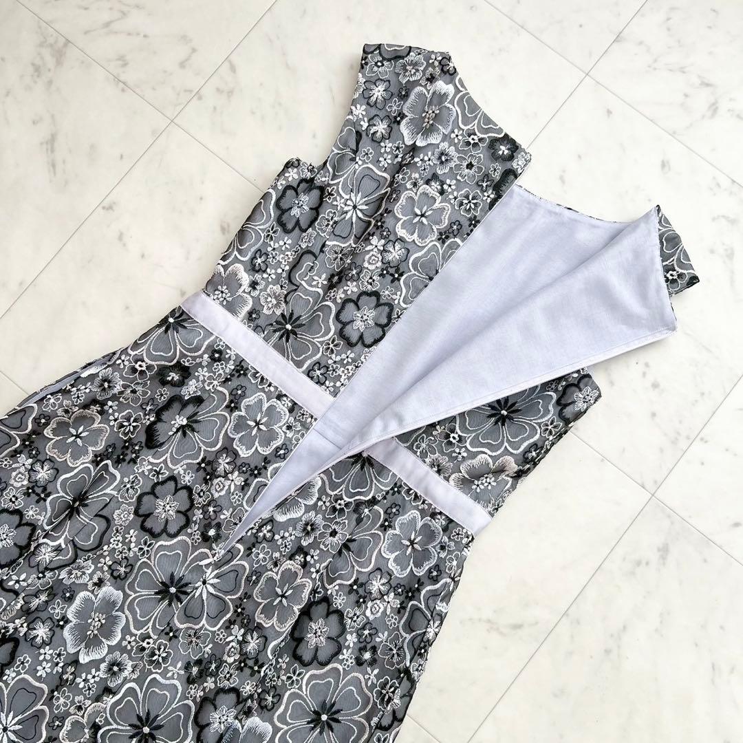 タグ付 TOCCA 洗える PRIMULA プリムラ ドレス フラワー刺繍