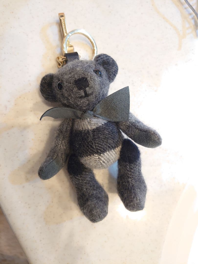 BURBERRY テディ ベア キーホルダー 美品 バーバリー チャーム