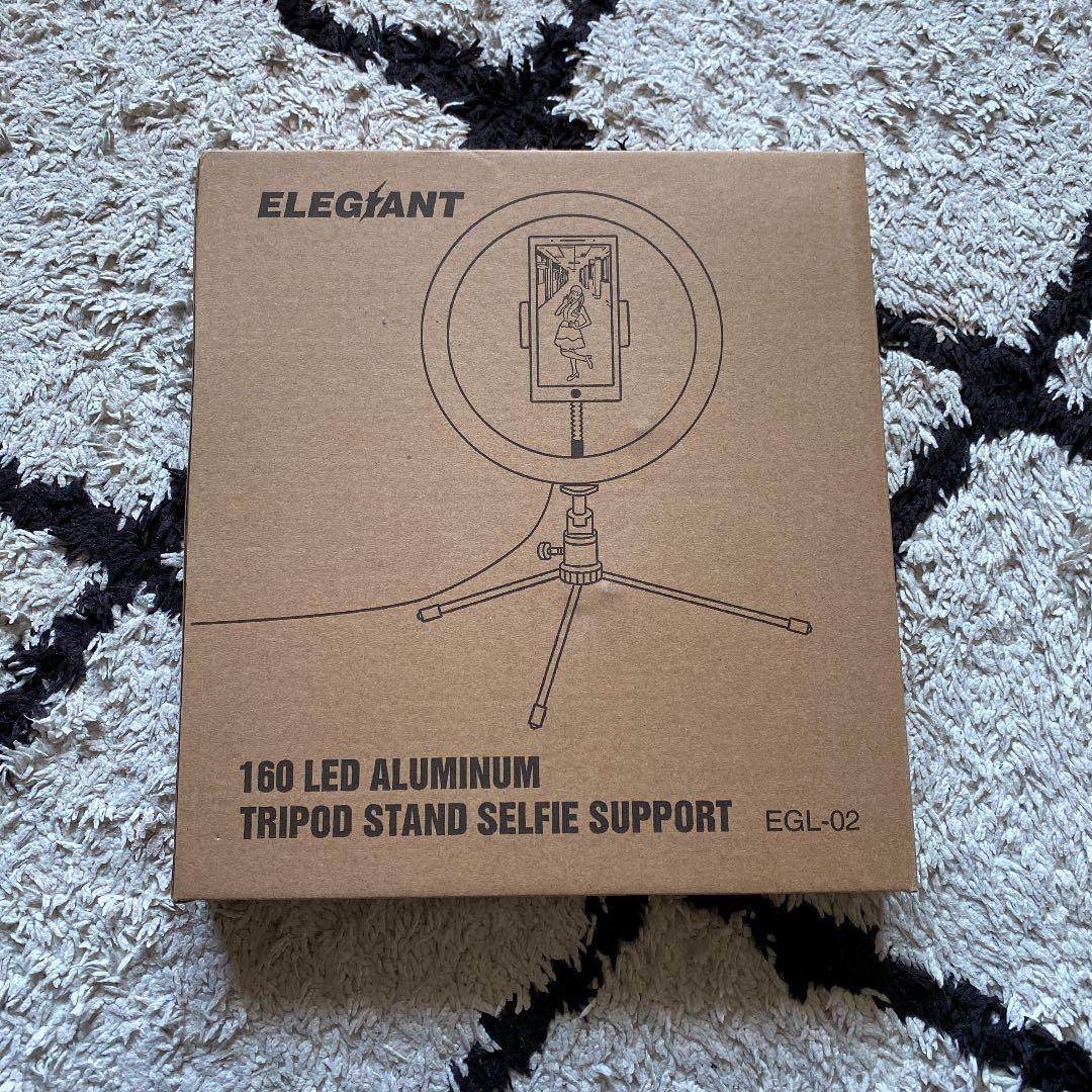 LEDリングライト 10.2インチ 撮影用定常光ライト 2700-5500K