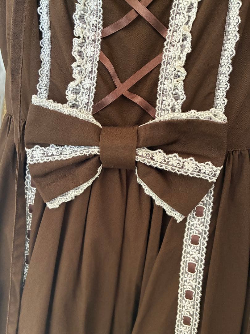 アンジェリックプリティ　ブラウン ワンピース