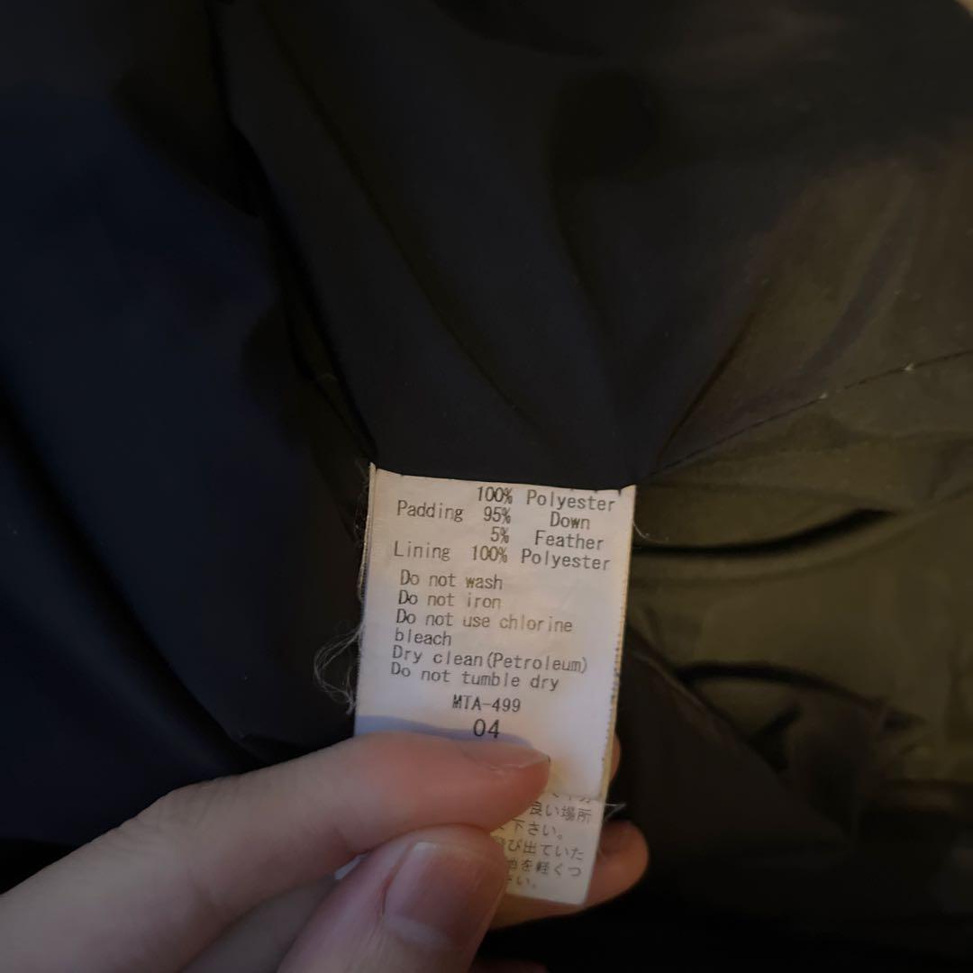 TATRAS ダウンジャケット フーディー 2way ブラック サイズ4