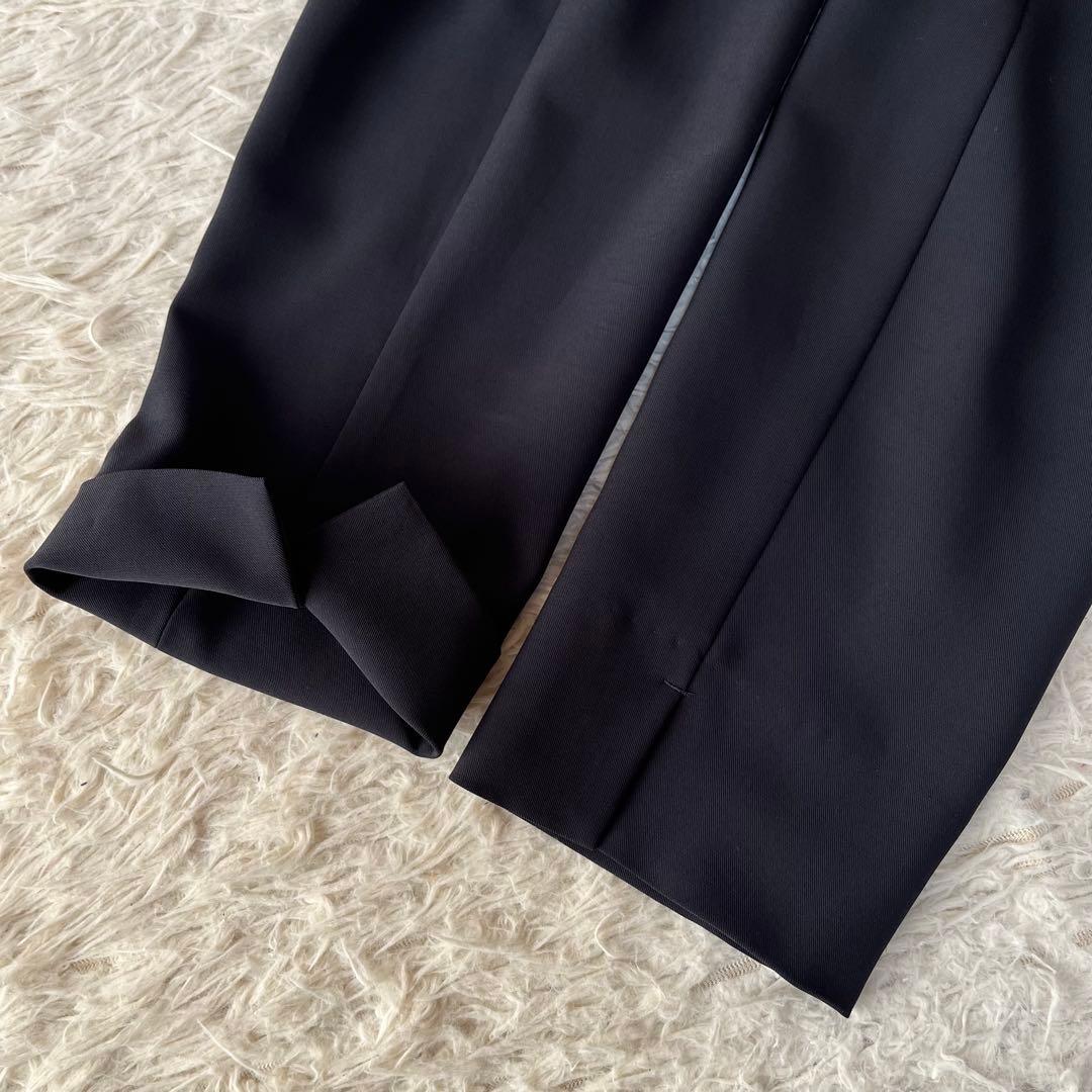 【美品】23区　ノーカラー　セットアップスーツ　希少サイズ