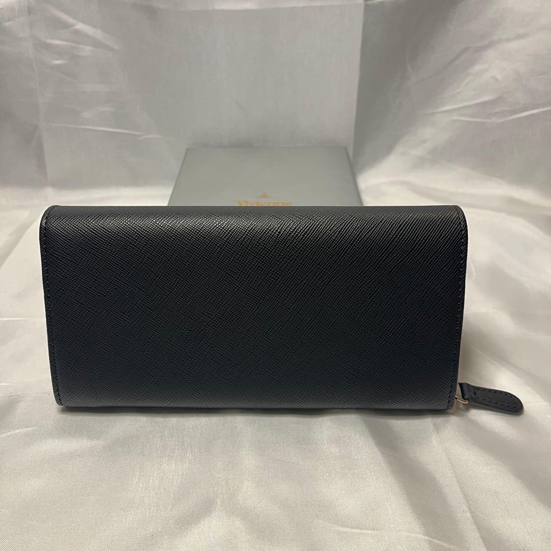 新品 Vivienne Westwood ブラック ゴールドオーブ 長財布