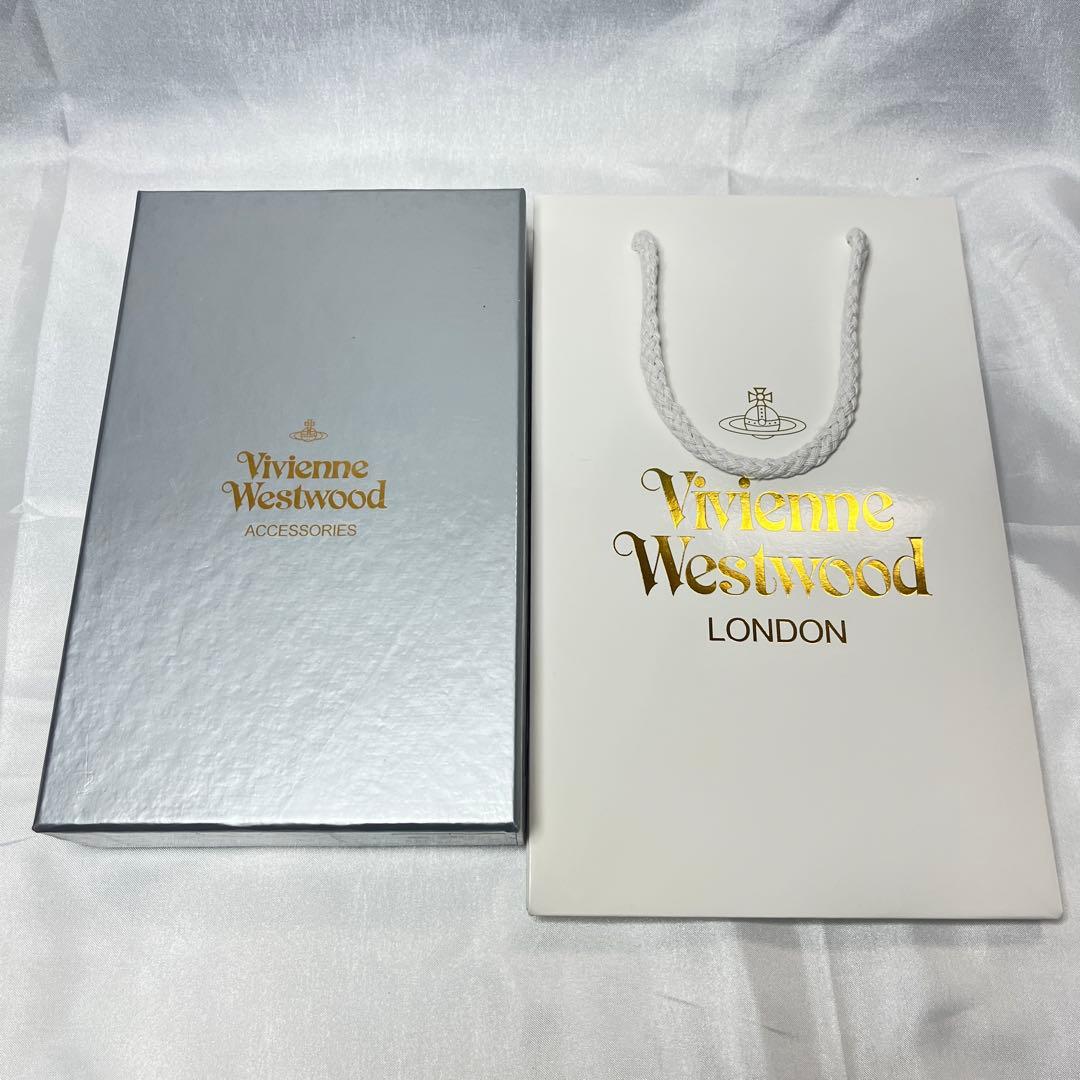 新品 Vivienne Westwood ブラック ゴールドオーブ 長財布
