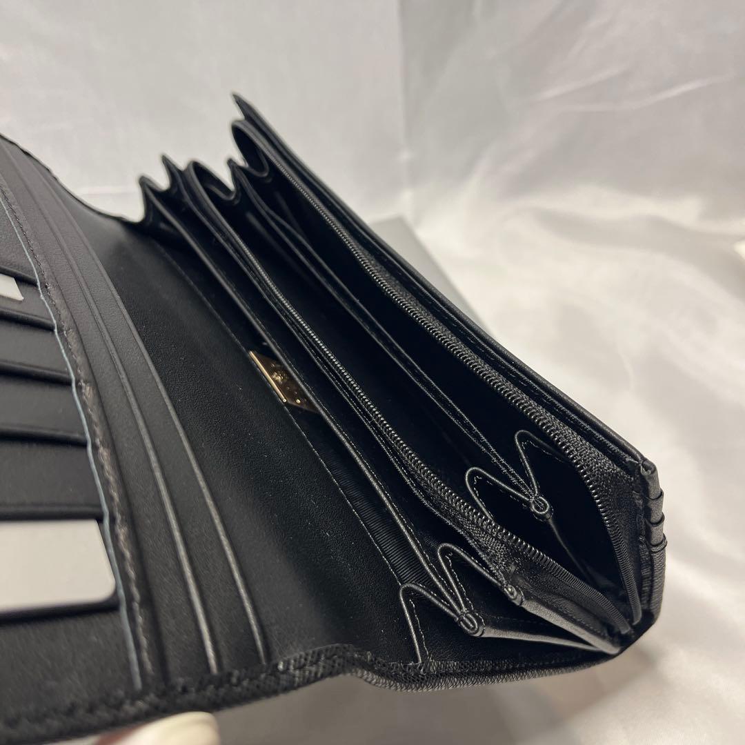 新品 Vivienne Westwood ブラック ゴールドオーブ 長財布