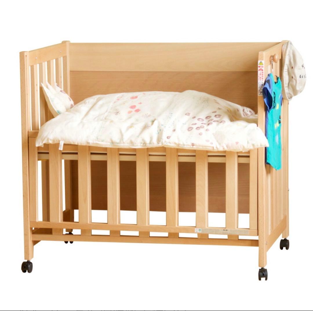 コンパクトサイズベビーベッド 石崎家具5way