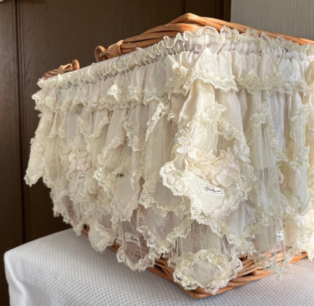 サエラ　アキアカネ　取っ手つき　バスケット