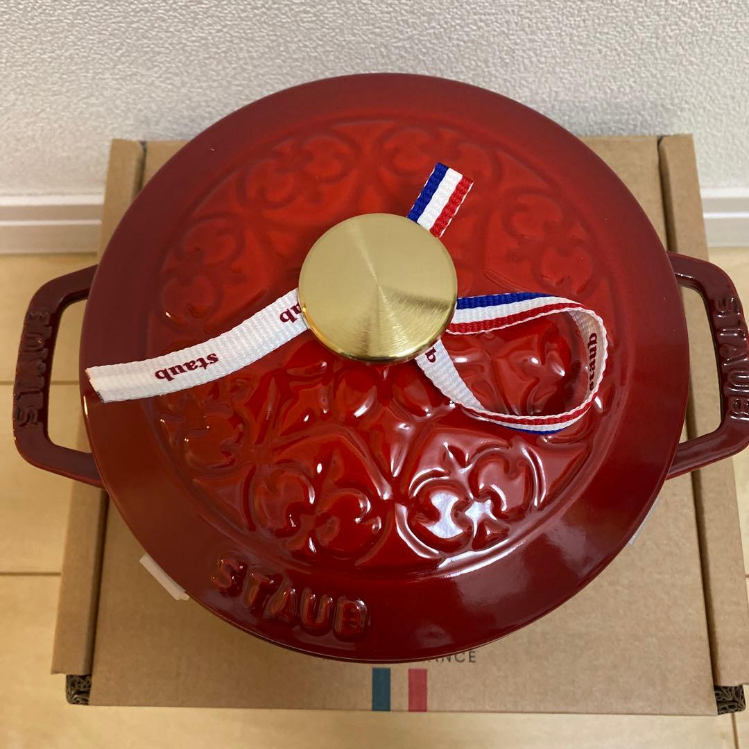 ストウブ Wa-Nabe S Lily16cmチェリー新品未使用