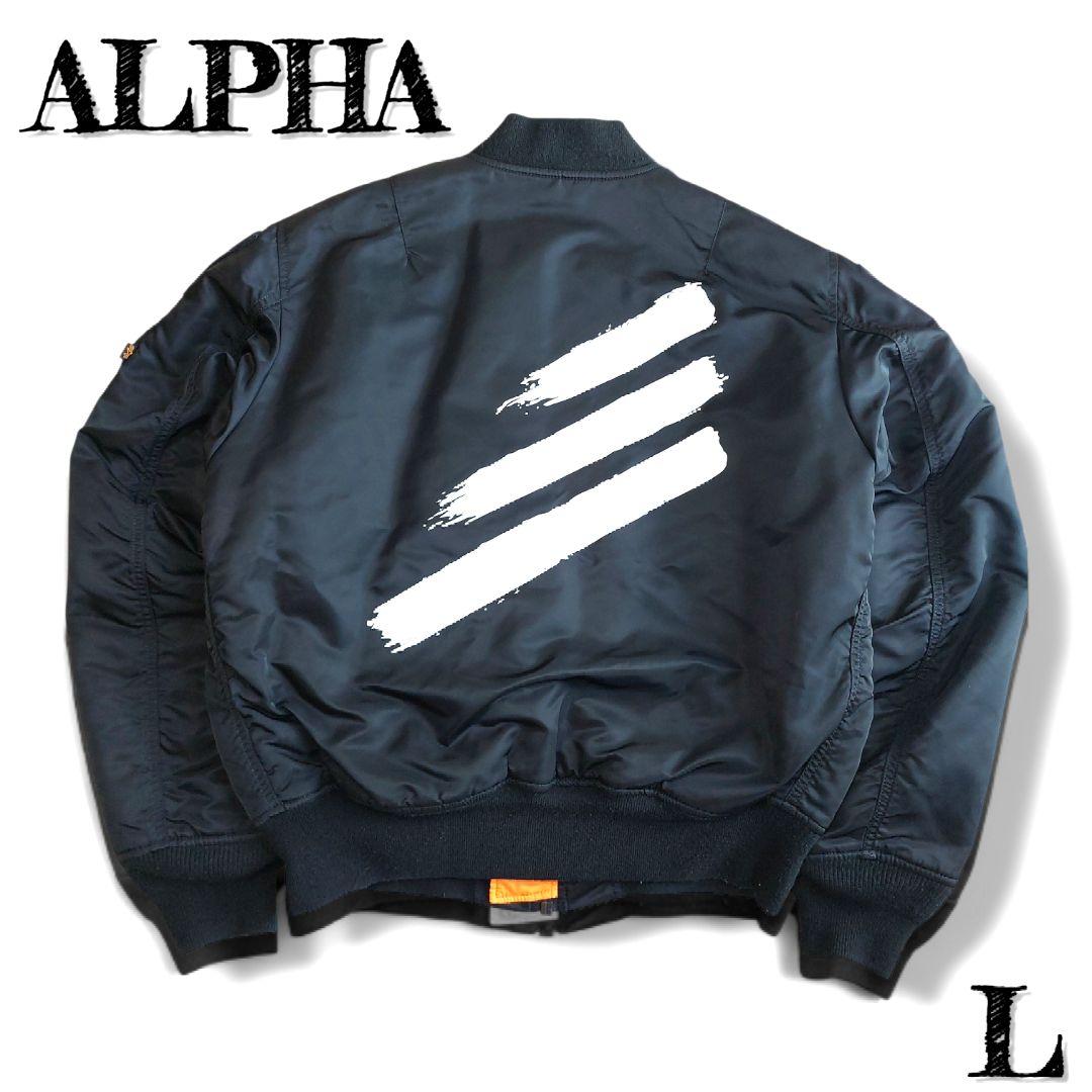 THE THREE STRIKES MA-1 ALPHA フライトジャケット