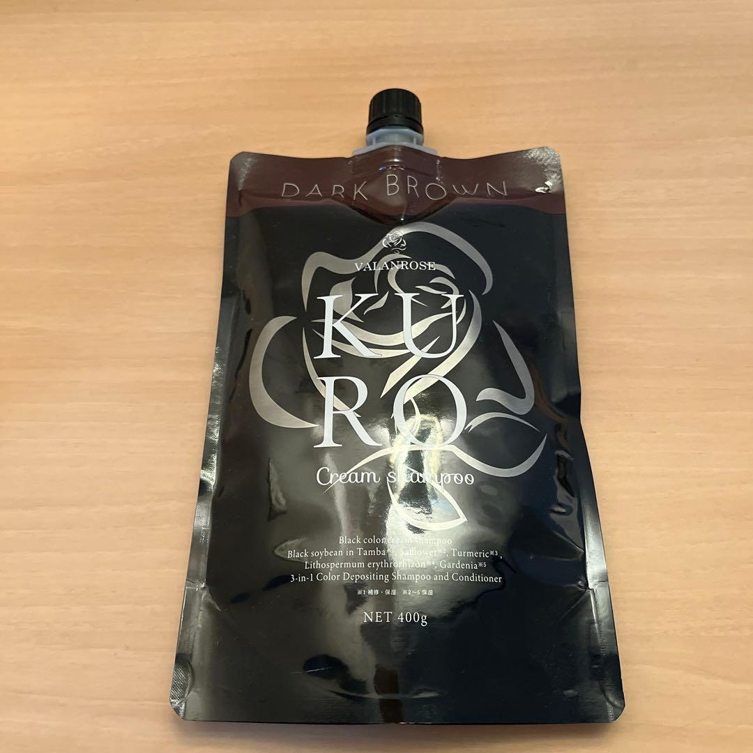VRクロクリームシャンプ- ダークブラウン400g✖️2本