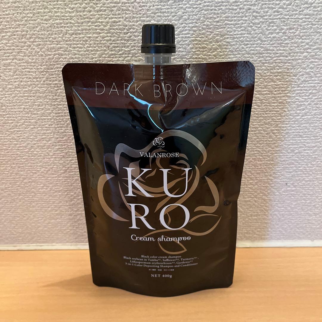VRクロクリームシャンプ- ダークブラウン400g✖️2本