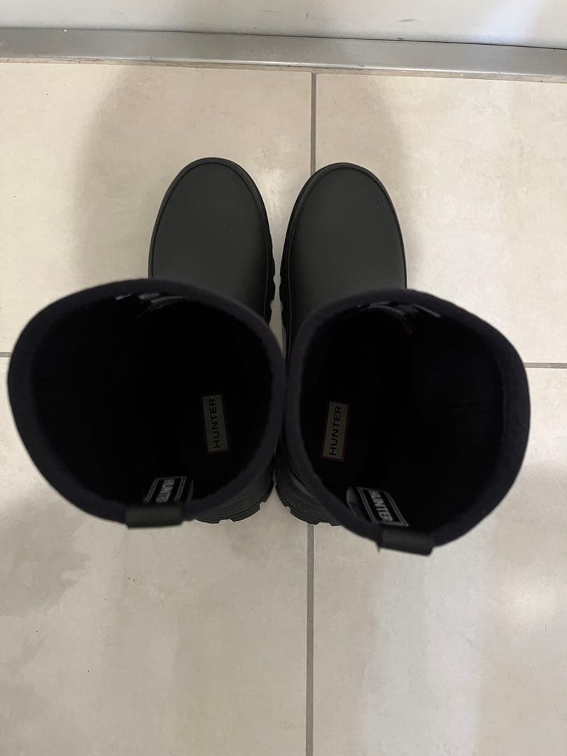 美品　HUNTER レインブーツ　サイズ6（25cm）