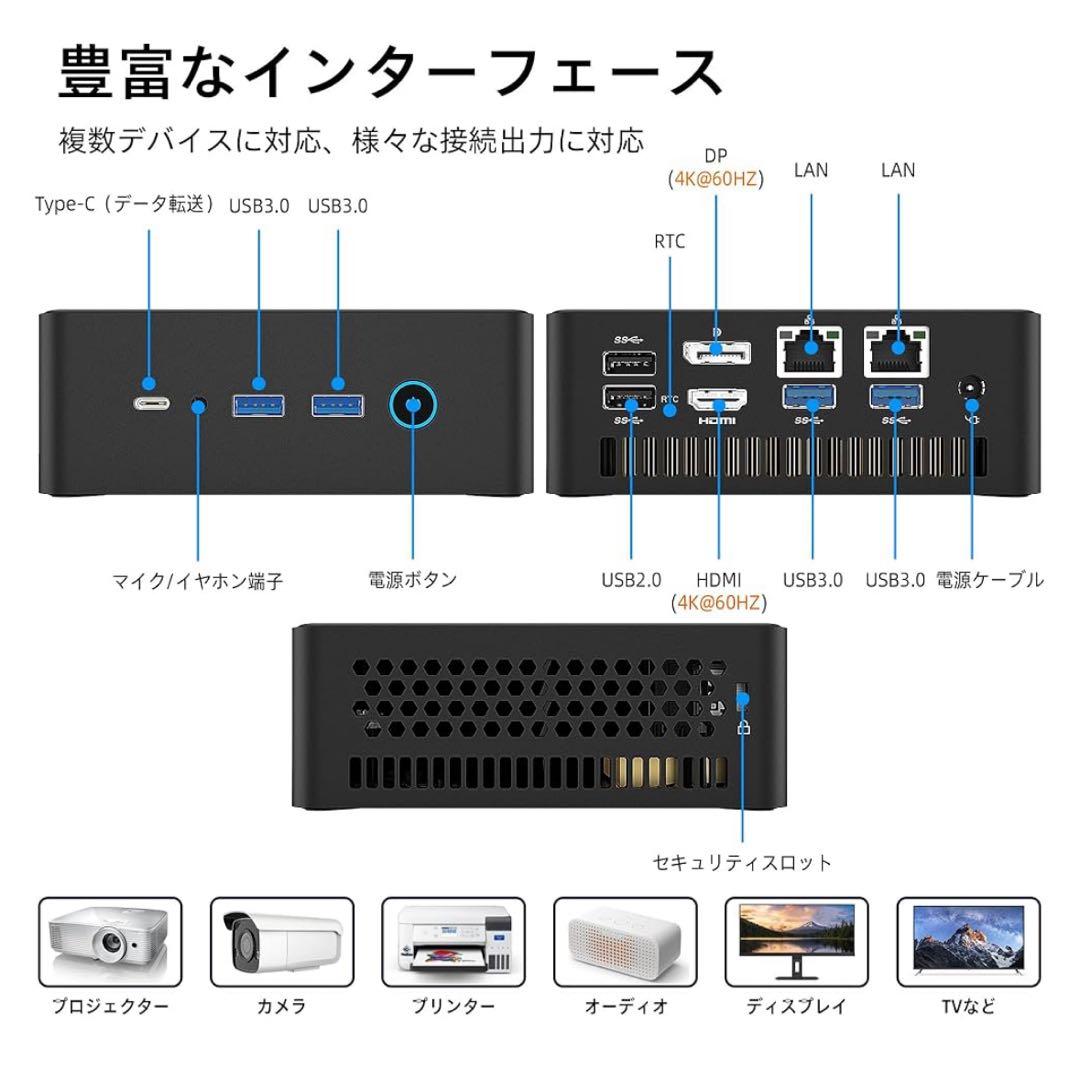 デスクトップパソコン miniPC ミニPC Windows
